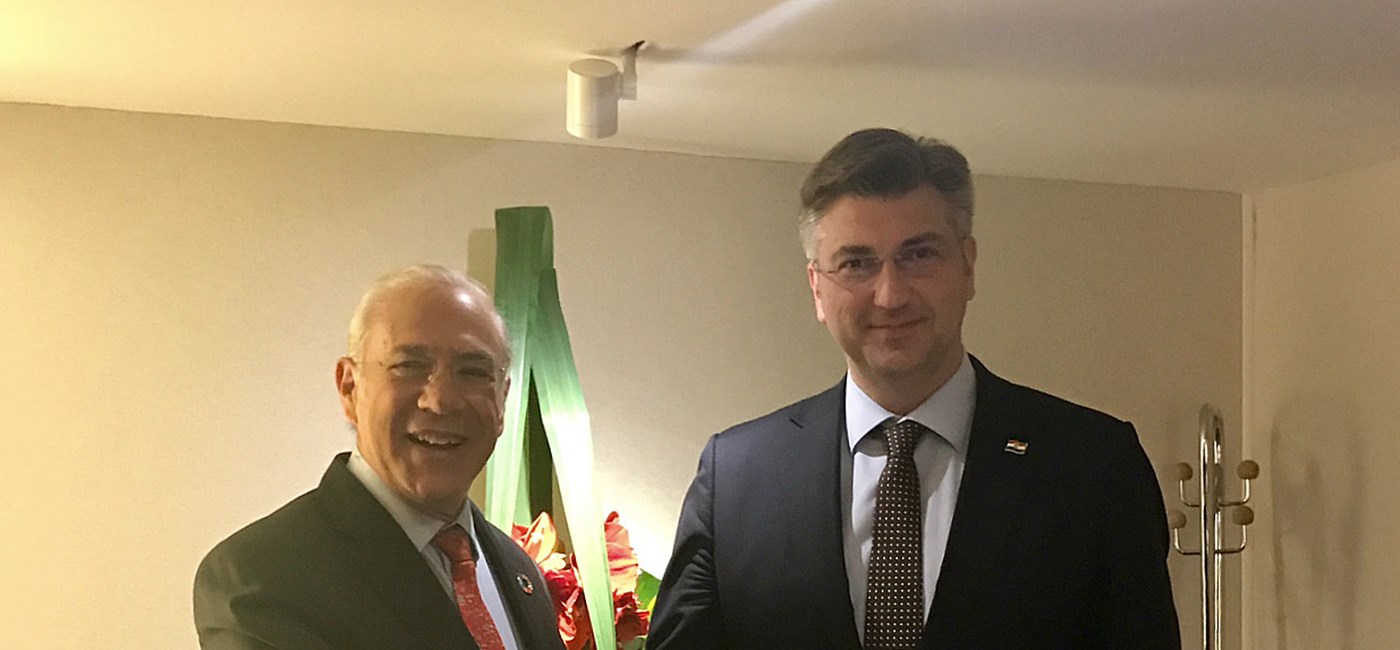 Predsjednik Vlade Plenković u Davosu: Hrvatska želi biti u novom valu proširenja OECD-a